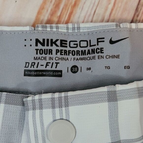 NIKE Golf Tour Performance plaid dri fit shorts - Picture 5 of 9